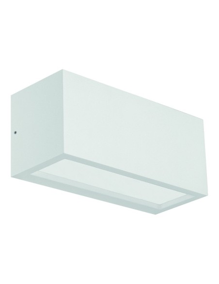Applique extérieure Utah blanche design moderne horizontal E27 IP65