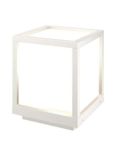 Applique extérieure Utah blanche design moderne E27 IP65 façade maison