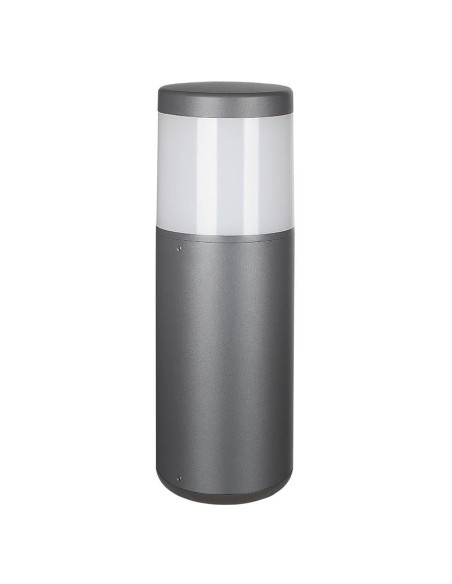 Applique extérieure Chicago gris foncé design vertical moderne E27 IP65 façade