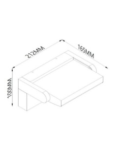 Applique extérieure Mantra Cooper LED blanc design moderne IP54 façade 2