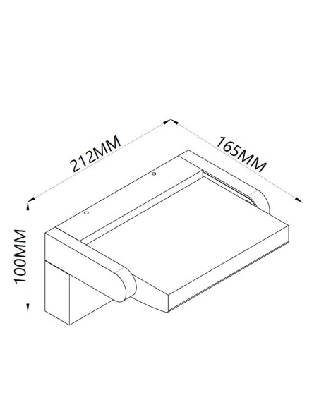 Applique murale extérieure Mantra Cooper éclairage LED 1700 lumens 3000K