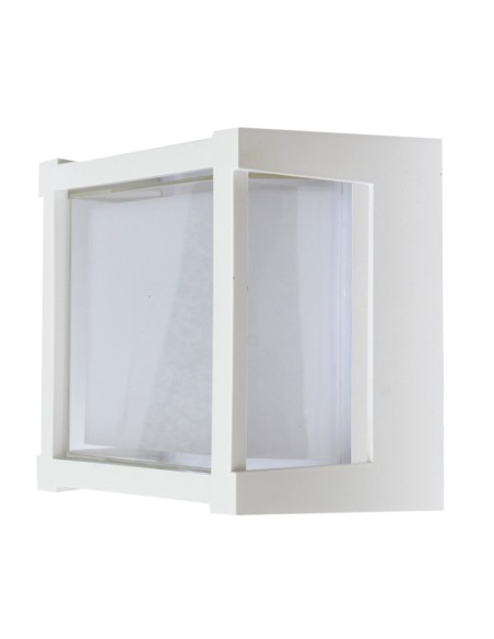 Plafonnier extérieur Mantra Creek LED blanc design minimaliste IP65