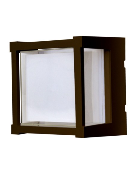 Plafonnier extérieur Mantra Creek LED finition corten design industriel IP65