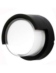 Plafonnier extérieur Mantra Creek LED noir design minimaliste IP65