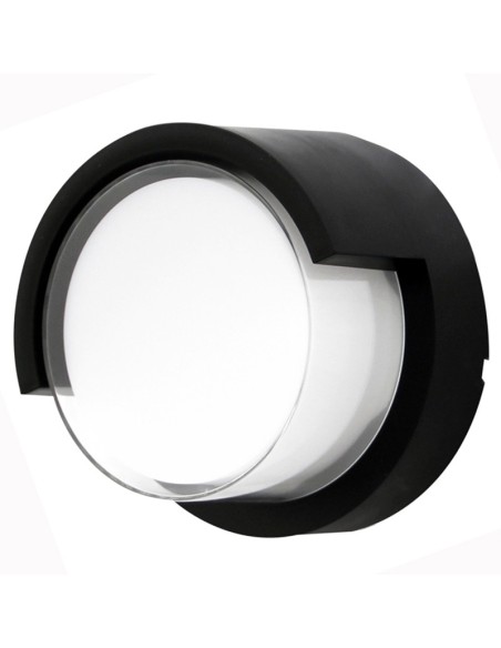 Plafonnier extérieur Mantra Creek LED noir design minimaliste IP65