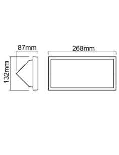 Applique extérieure Mantra Creek LED noir mat design moderne façade IP65 2