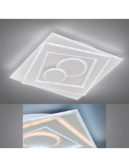 Plafonnier/applique Led variateur et CCT Ratio 20136  - Fisher & Honsel Leluminaireled.com