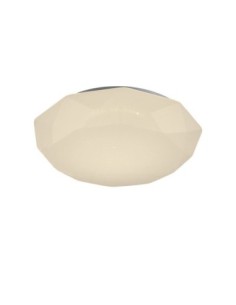 Plafonnier LED Diamante II Mantra blanc 41 cm design moderne épuré