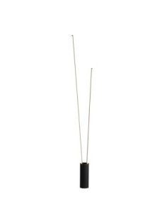 Lampadaire Diam. 11cm, 3000K, 2600LM, 44W Noir - Mantra - Vertical