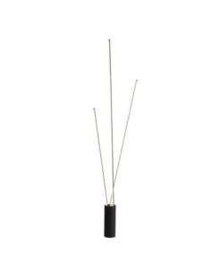 Lampadaire Led Diam. 11cm, 3000K, 4300LM, 67W Noir - Mantra - Vertical