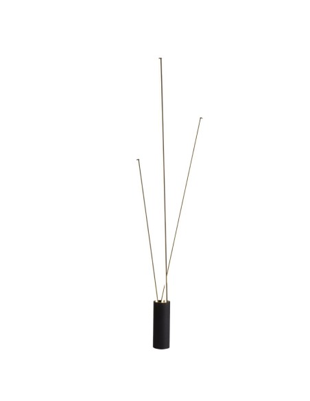 Lampadaire Led Diam. 11cm, 3000K, 4300LM, 67W Noir - Mantra - Vertical