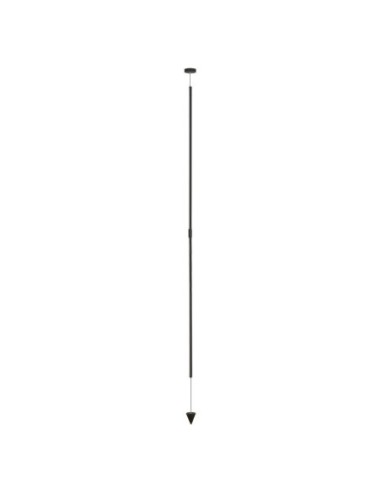 Lampadaire suspendu Diam. 8cm, 3000K, 2160LM, 36W Noir - Mantra - Vertical