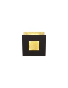 Applique Murale LED 12W 840 LM 3000K Aluminium Noir/Or  - Mantra - Dalia