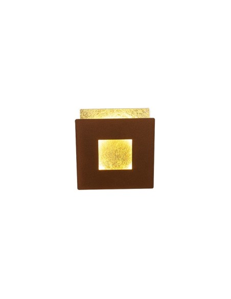 Applique Murale LED 12W 840 LM 3000K Aluminium Cuivre/Or - Mantra - Dalia