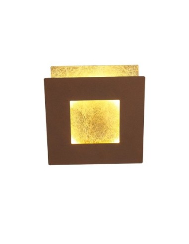 Applique Murale 18W 1260LM 3000K Aluminium Rouille/Or-Mantra - Dalia