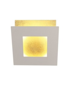 Applique Murale LED 24W 1680LM 3000K Aluminium Blanc/Or- Mantra - Dalia