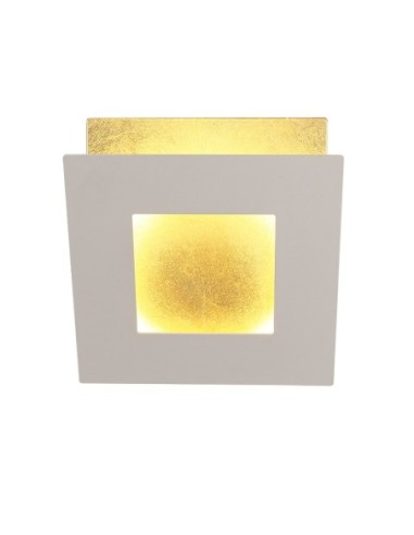 Applique Murale LED 24W 1680LM 3000K Aluminium Blanc/Or- Mantra - Dalia