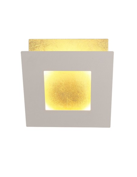 Applique Murale LED 24W 1680LM 3000K Aluminium Blanc/Or- Mantra - Dalia