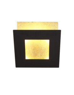 Applique Murale LED 24W 1680LM 3000K Aluminium Noir/Or - Mantra- Dalia
