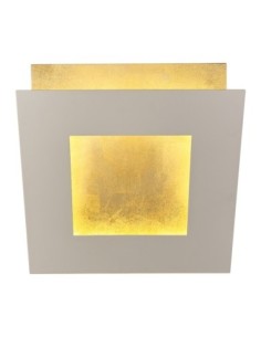 Applique Murale LED 40W 2800LM 3000K Aluminium Blanc/Or - Mantra- Dalia