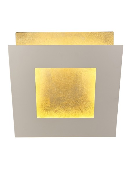 Applique Murale LED 40W 2800LM 3000K Aluminium Blanc/Or - Mantra- Dalia