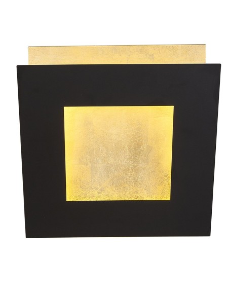 Applique Murale LED 40W 2800LM 3000K Aluminium Noir/Or- Mantra - Dalia