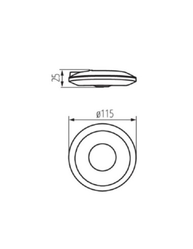 Détecteur de mouvement extra-plat Zona flat  - Kanlux Leluminaireled.com
