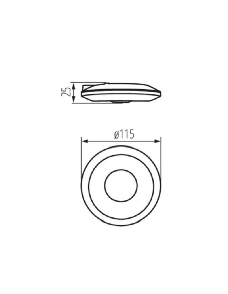 Détecteur de mouvement extra-plat Zona flat  - Kanlux Leluminaireled.com