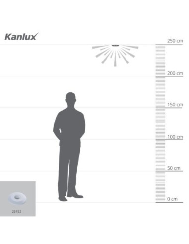 Détecteur de mouvement extra-plat Zona flat  - Kanlux Leluminaireled.com