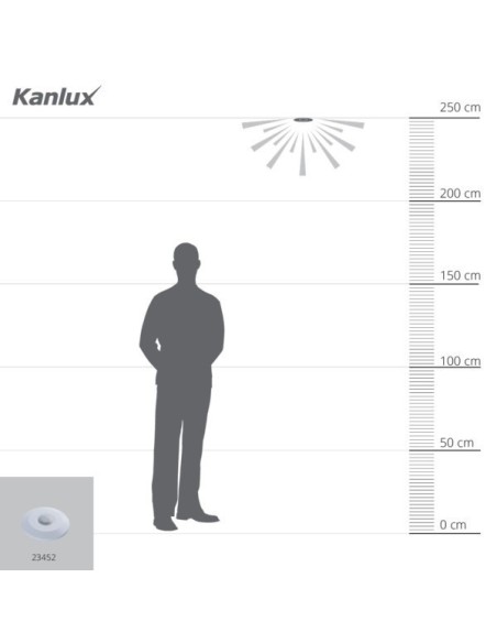 Détecteur de mouvement extra-plat Zona flat  - Kanlux Leluminaireled.com