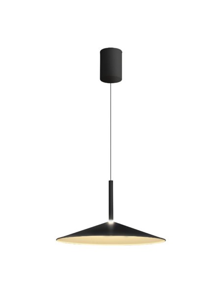 Grande suspension Led 16W 1200LM 3000K Noir - Mantra - Calice