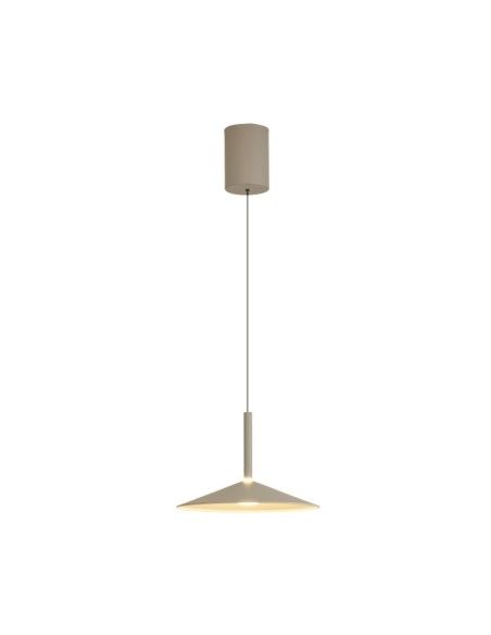 Petite suspension Diam. 32 cm 9W 850LM 3000K Cendre - Mantra - Calice