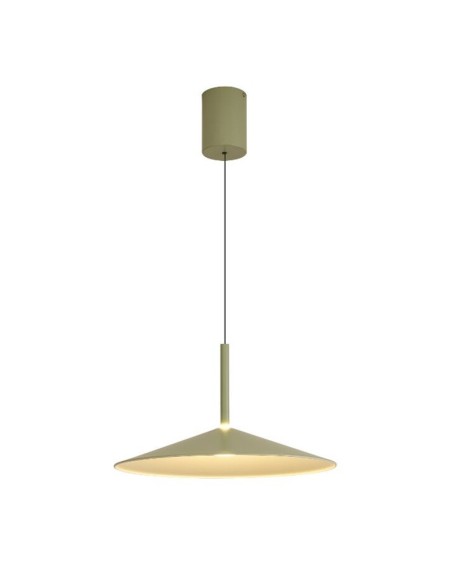 Grande suspension Diam. 48 cm 16W 1200LM 3000K Vert - Mantra - Calice