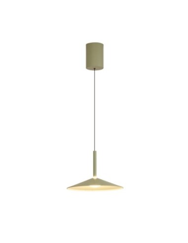 Petite suspension Diam. 32 cm 9W 800LM 3000K Vert - Mantra - Calice