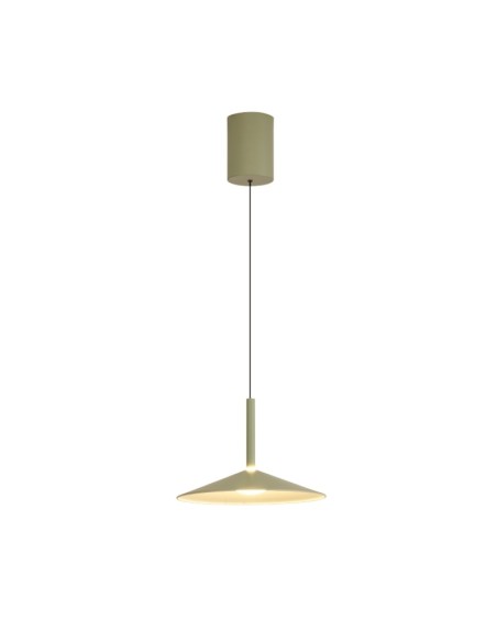 Petite suspension Diam. 32 cm 9W 800LM 3000K Vert - Mantra - Calice