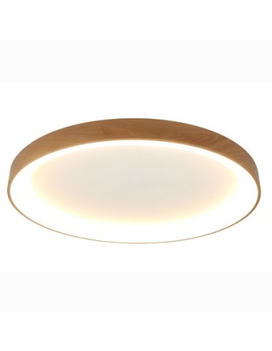 Plafonnier LED bois Mantra Niseko II 75W Ø90 cm