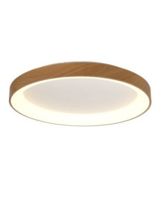 Plafonnier LED Niseko II Mantra bois 78 cm design rond moderne
