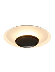 Plafonnier LED Tina Mantra blanc mat et noir 56 cm design moderne