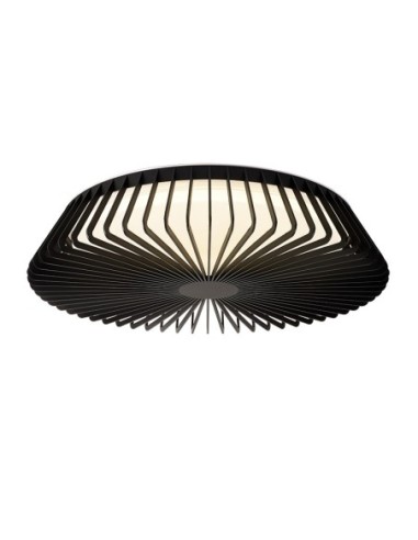 Plafonnier LED Himalaya Plafon Mantra finition bois 53 cm rond moderne