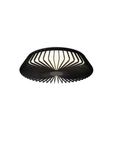 Plafonnier LED Himalaya Plafon Mantra noir 53 cm design rond moderne