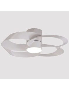 Ventilateur plafond Diam.65cm 2700/5000K 24W 2000LM Blanc-Mantra-Rose