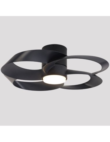 Ventilateur plafond Diam. 65 cm 2700/5000K 24W 2000LM Noir - Mantra - Rose