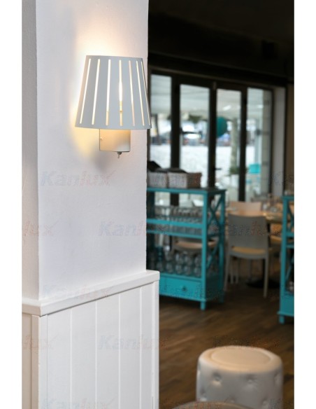 Applique murale intérieure Led Mix blanche Faro Barcelona pour Kanlux Leluminaireled.com