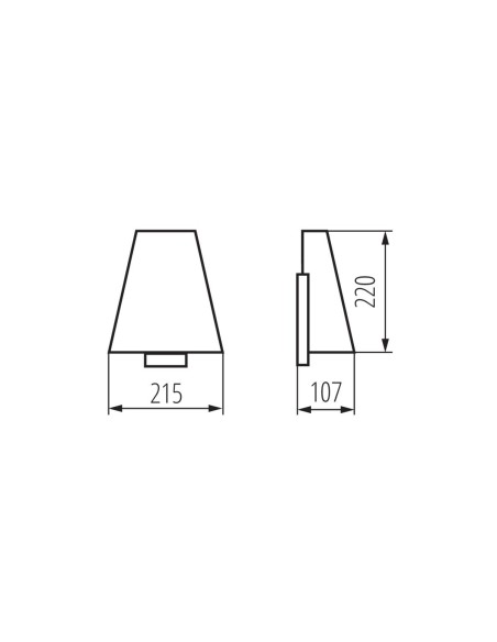 Applique murale intérieure Led Mix blanche Faro Barcelona pour Kanlux Leluminaireled.com
