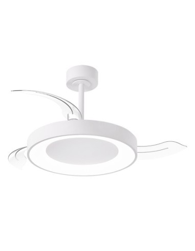 Ventilateur Diam.91 cm Dim. 36W 3000/5000K Blanc - Niseko fan II S