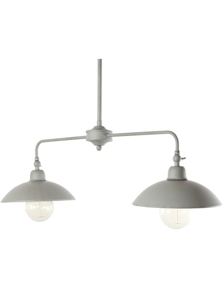 Suspension  intérieure Led métal gris Atelier Billard - Sampa Helios Leluminaireled.com