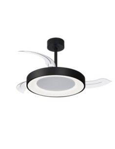 Ventilateur Diam.91 cm Dim. 36 W 3000/5000K Noir - Mantra - Niseko fan II S