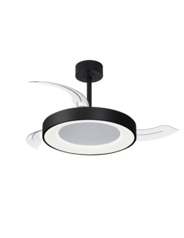 Ventilateur Diam.91 cm Dim. 36 W 3000/5000K Noir - Mantra - Niseko fan II S