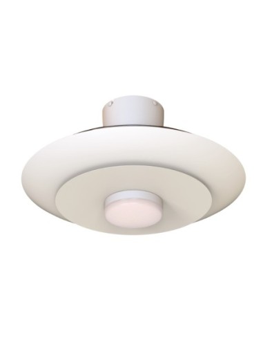Ventilateur plafond Diam. 50 cm 20W 2520 LM 3000K / 5000K Blanc- Mantra - Kyoto