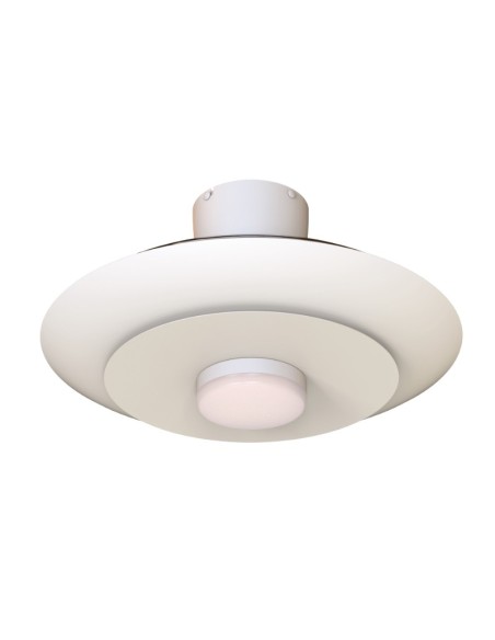 Ventilateur plafond Diam. 50 cm 20W 2520 LM 3000K / 5000K Blanc- Mantra - Kyoto